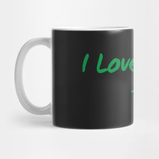 I Love Jesus (green) Mug